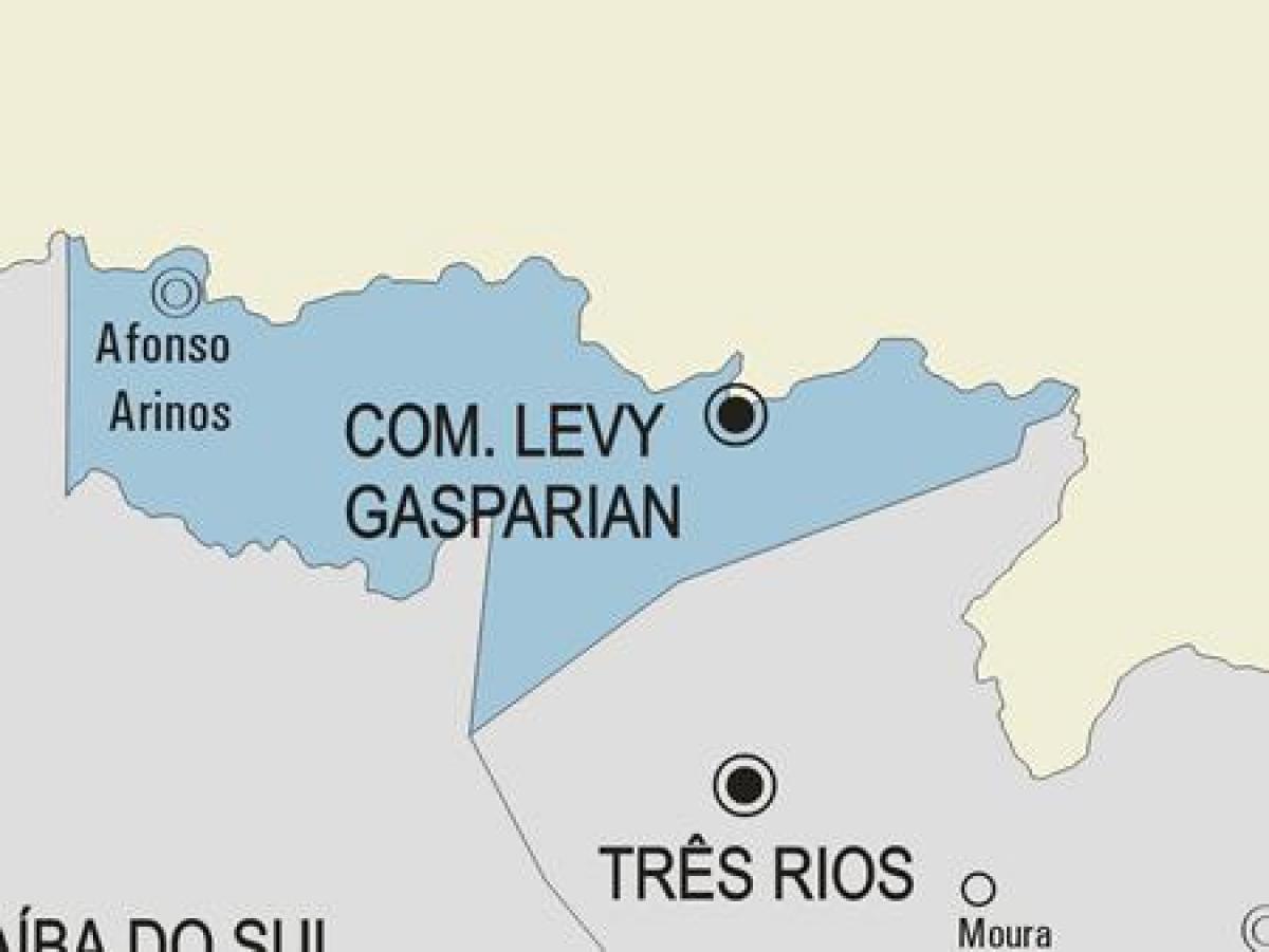 Karte Casimiro de Abreu pašvaldības