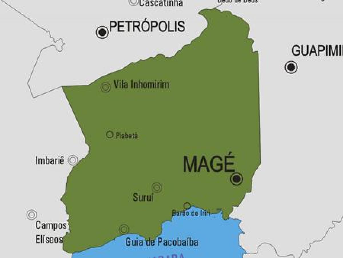 Karte Magé pašvaldības