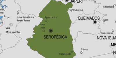 Karte Seropédica pašvaldības