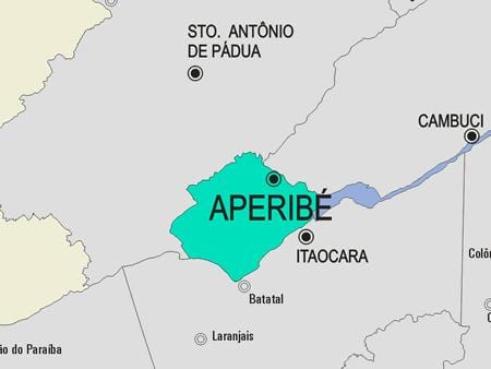 Karte Aperibé pašvaldības