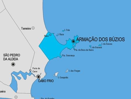 Karte Armaseu dos Búzios pašvaldības