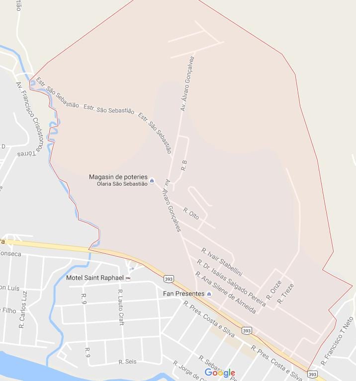 Karte Bairro de Fátima
