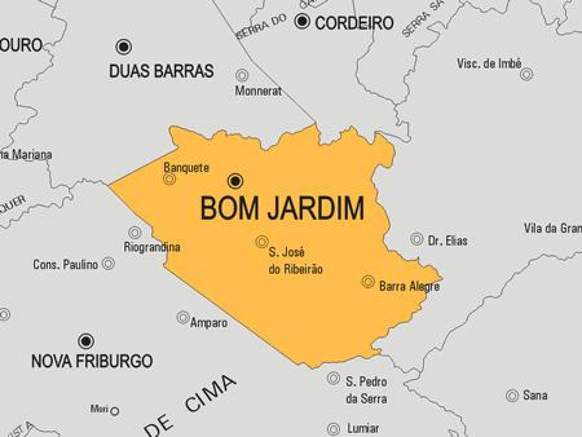 Karte Bom Jardim pašvaldības