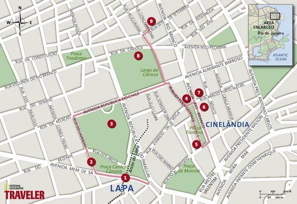 Karte Cinelândia