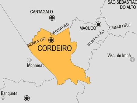 Karte Cordeiro pašvaldības