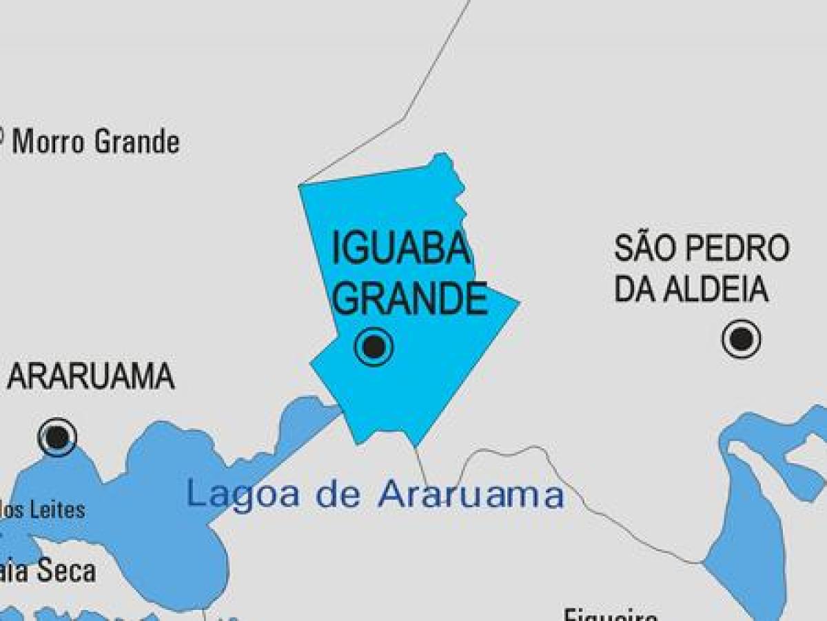 Karte Iguaba Grande pašvaldības
