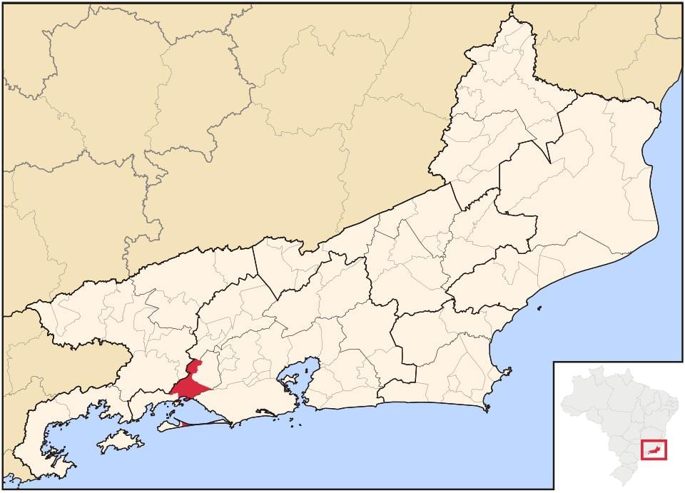 Karte Itaguaí