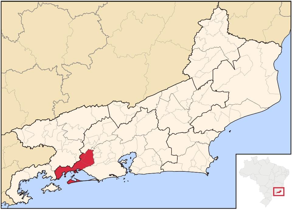 Karte Itaguaí