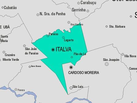 Karte Italva pašvaldības