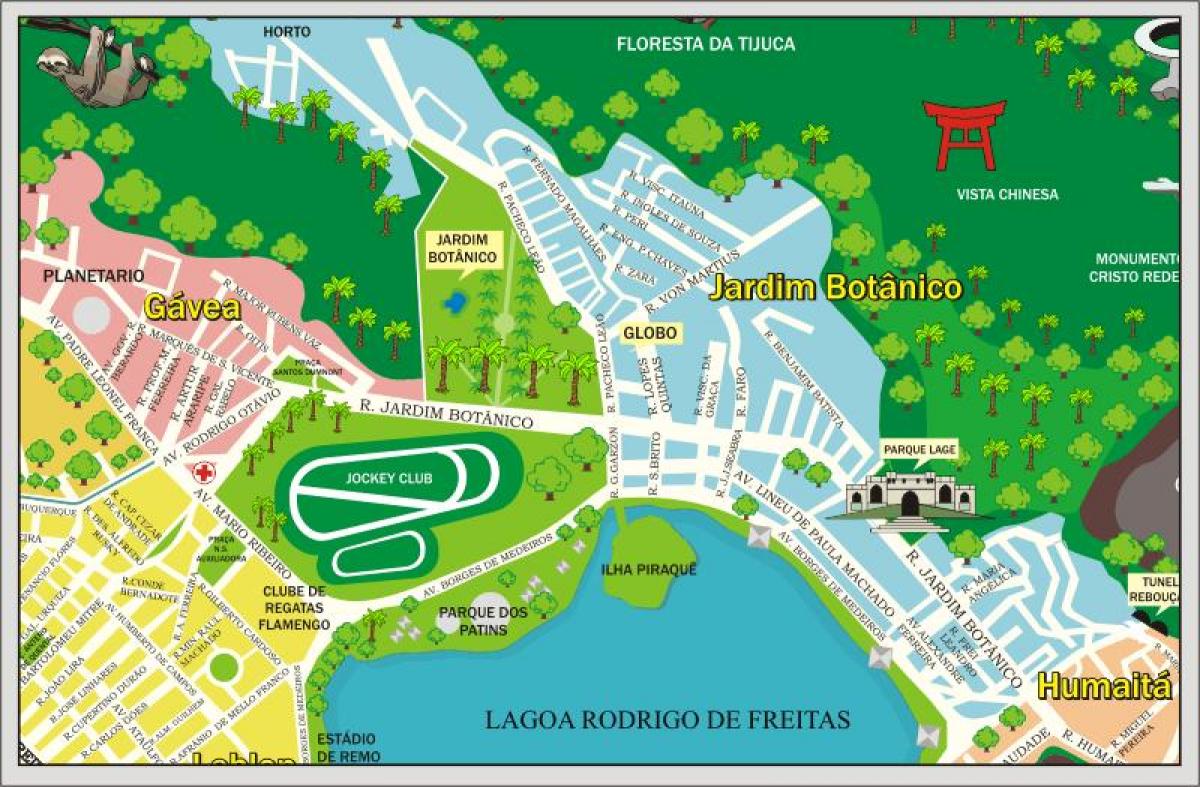 Karte Jockey Club Brasileiro