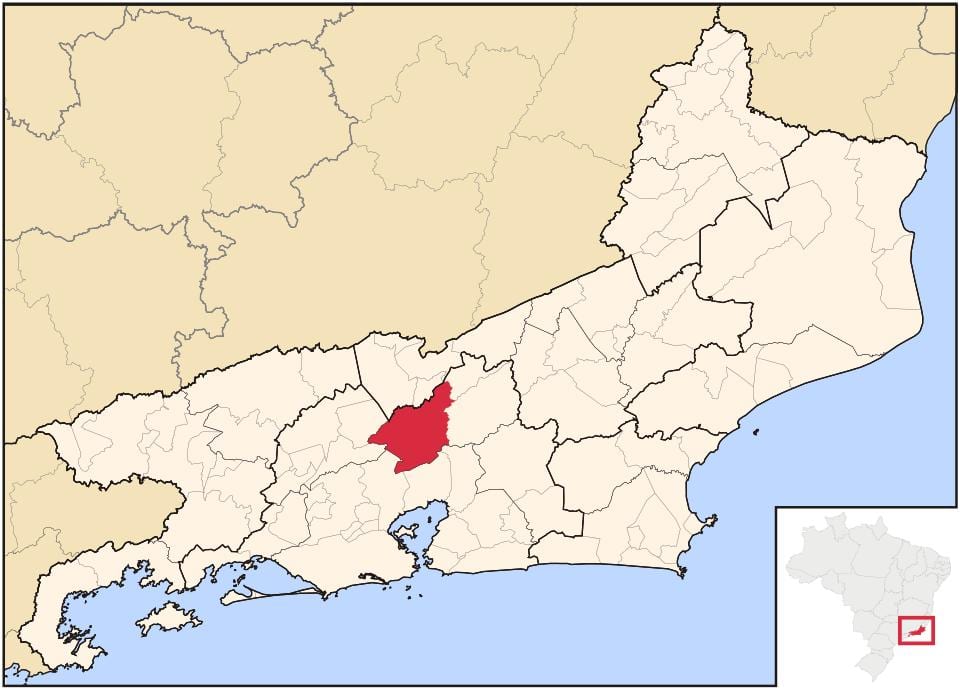 Karte Petrópolis