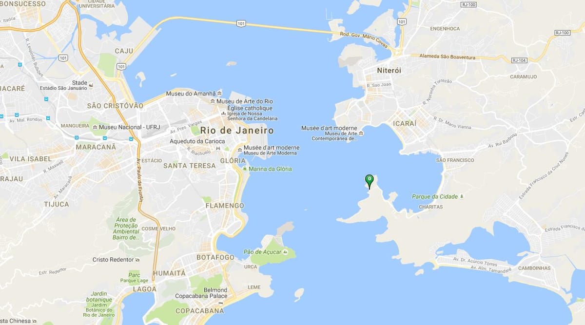 Karte beach Adão
