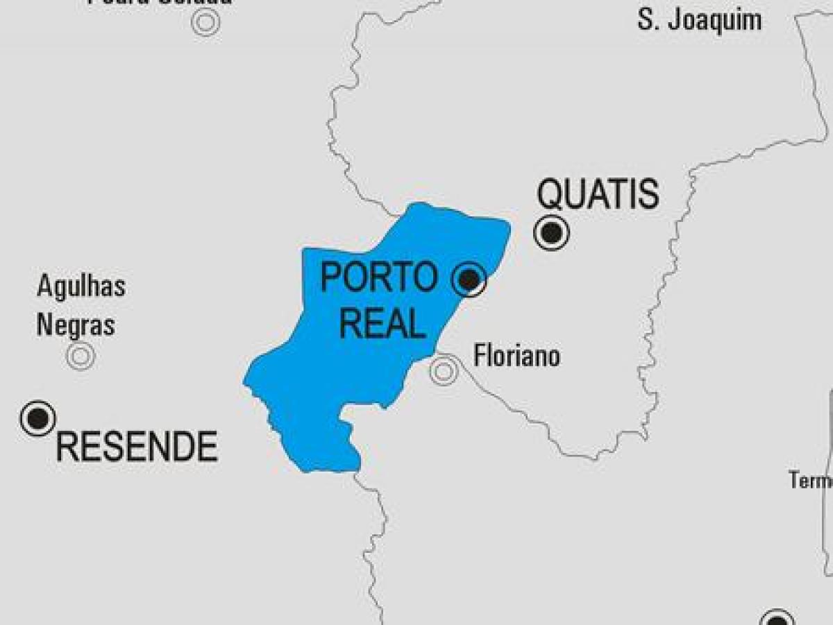 Karte Porto Real pašvaldības