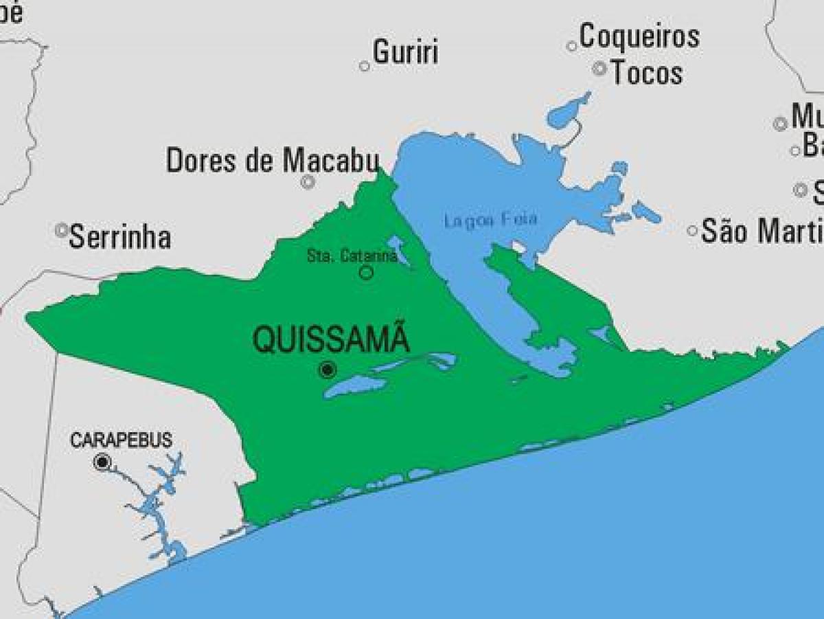 Karte Quissamã pašvaldības