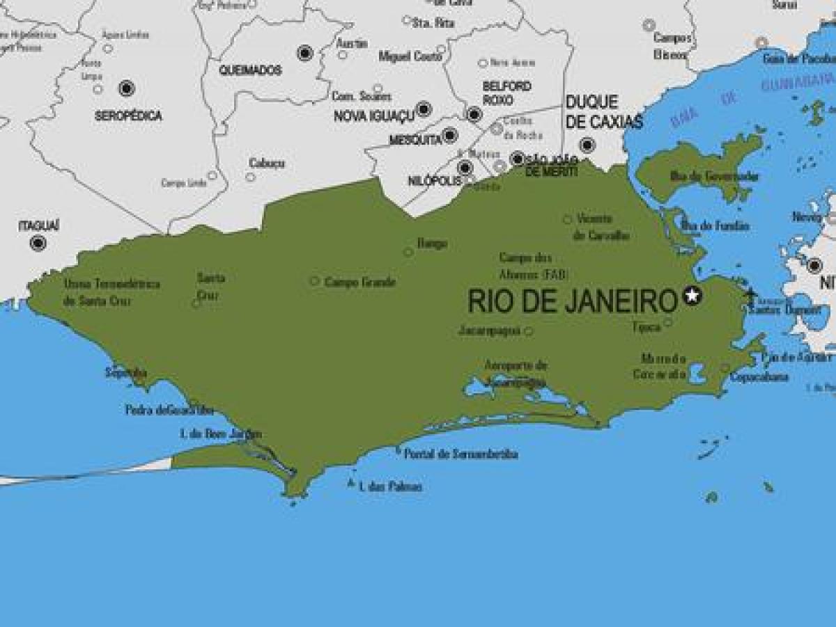 Karte Rio Pelamīdas pašvaldības