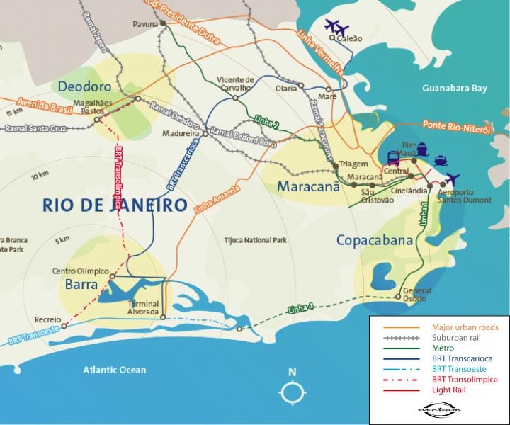 Karte Rio de Janeiro lidostas