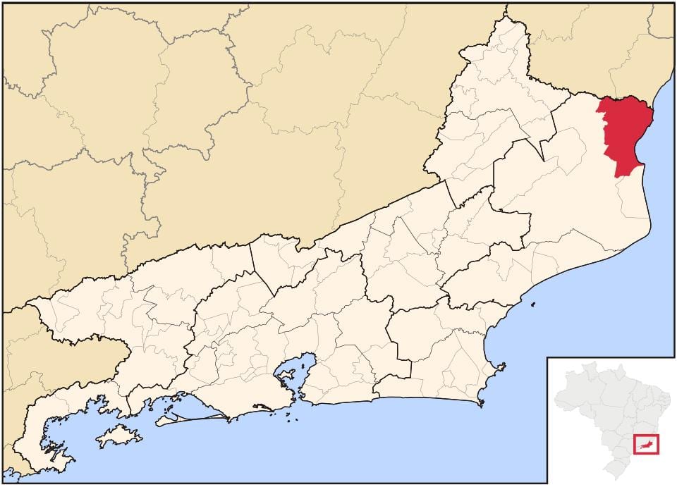 Karte São Francisco de Itabapoana