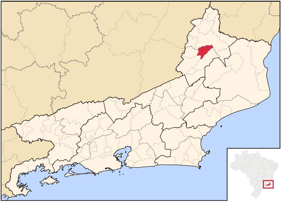 Karte São José de Ubá