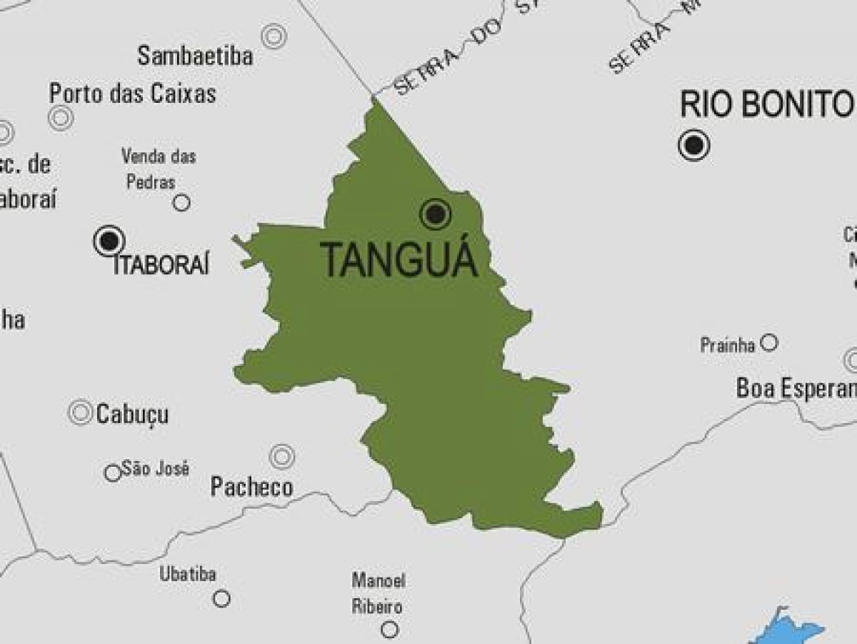 Karte Tanguá pašvaldības