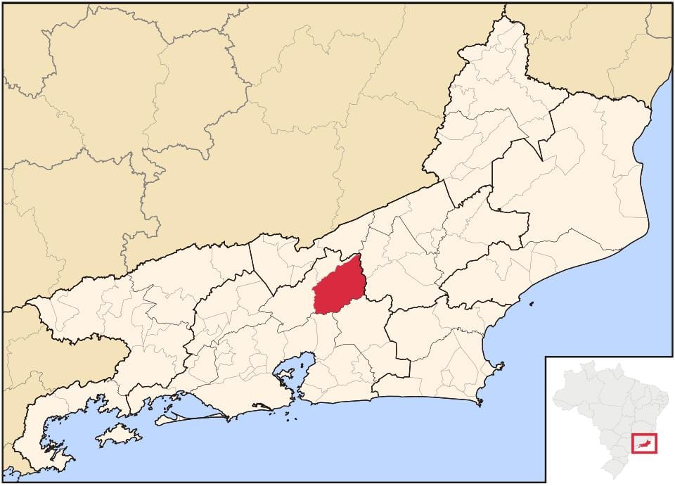 Karte Teresópolis