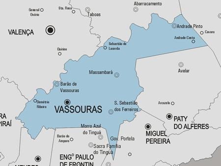 Karte Varre-Sai pašvaldības