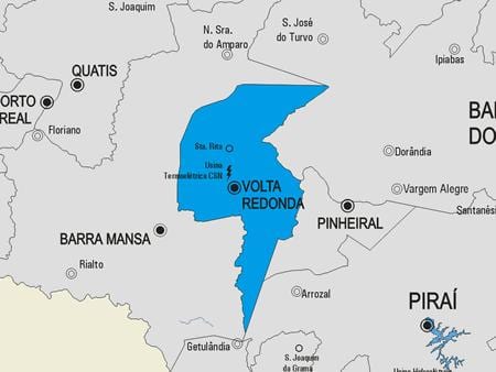 Karte Vassouras pašvaldības