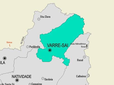 Karte Volta Redonda pašvaldības