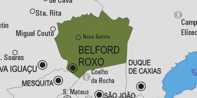 Karte Belford Roxo pašvaldības