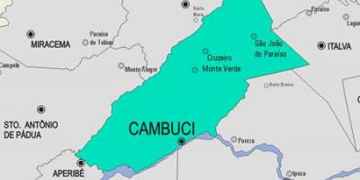 Karte Cambuci pašvaldības