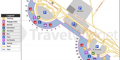 Karte Galeão lidostas termināli