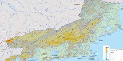 Karte glābšanas valsts Rio de Janeiro