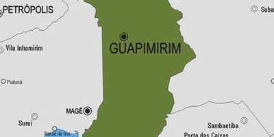 Karte Guapimirim pašvaldības