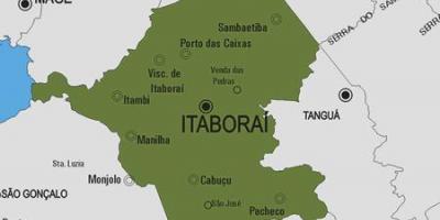 Karte Itaboraí pašvaldības