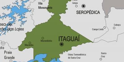 Karte Itaguaí pašvaldības