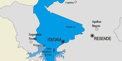 Karte Itatiaia pašvaldības