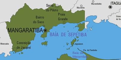 Karte Mangaratiba pašvaldības