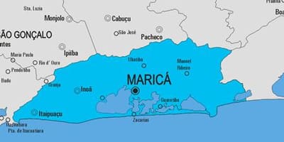 Karte Maricá pašvaldības