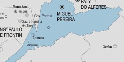 Karte Miguel Pereira pašvaldības