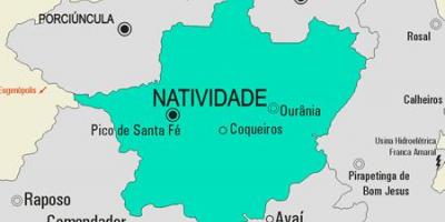 Karte Natividade pašvaldības