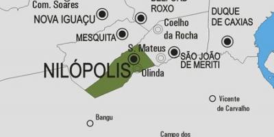 Karte Nilópolis pašvaldības