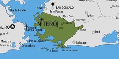 Karte Niterói pašvaldības