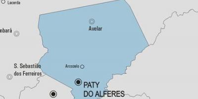 Karte Paty do Alferes pašvaldības