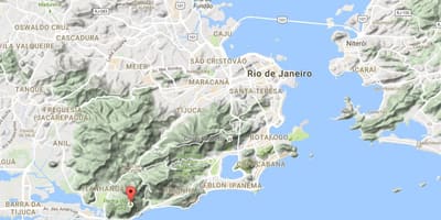 Karte Pedra da Gávea