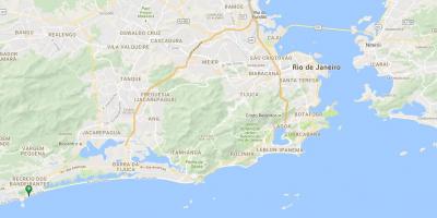 Karte beach Recreio dos Bandeirantes