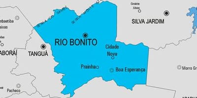Karte Rio das Flores pašvaldības