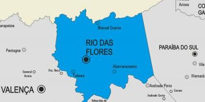 Karte Rio das Ostras pašvaldības