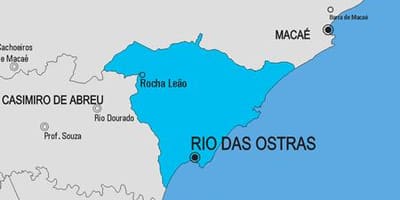 Karte Rio de Janeiro pašvaldības