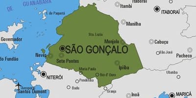 Karte São Gonçalo pašvaldības