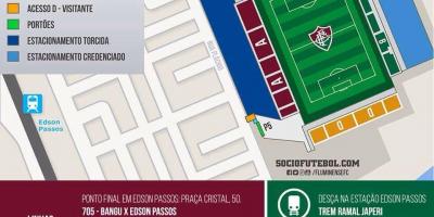Karte stadionā Giulite Coutinho