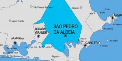 Karte São Pedro da Aldeia pašvaldības